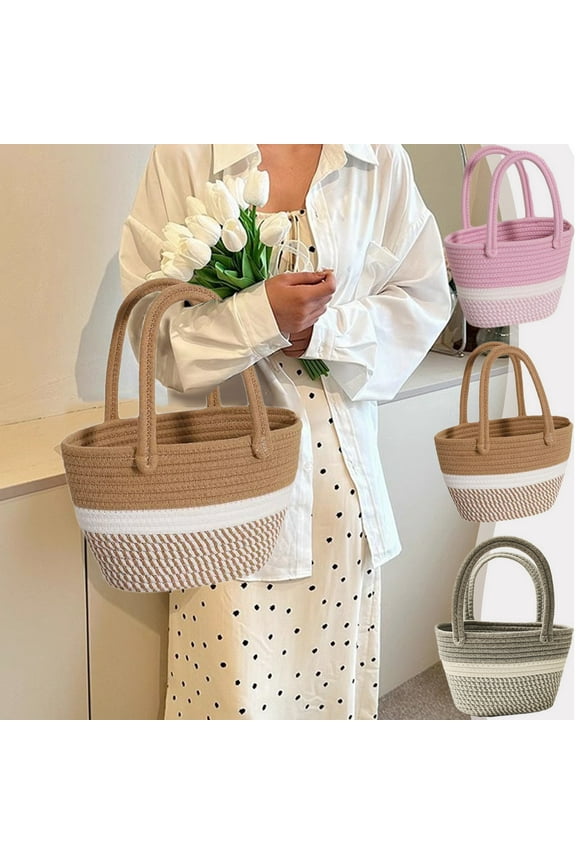 Summer Straw Shoulder Bag for Women, 2025 Woven Beach Tote Handbag for Travel Shopping Vacation Casual Use Birthday Gift