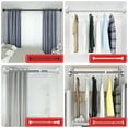 thumbnail image 1 of Kcavykas Tension Rod Shower Curtain Adjustable Stainless Steel Telescopic Curtain Rod 19.7-31.5 in No-Drill Tension Mount for Curtains Drying Space-Saving Non-Perforated Tension Rod, 1 of 7