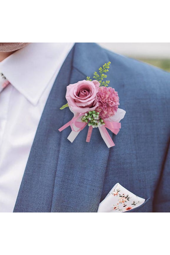 up to 60% off Gifts Wedding Groom Boutonniere, Floral Brooch Pin for Groomsmen and Bridal Party Suit Decoration Trending Picks Under Budget
