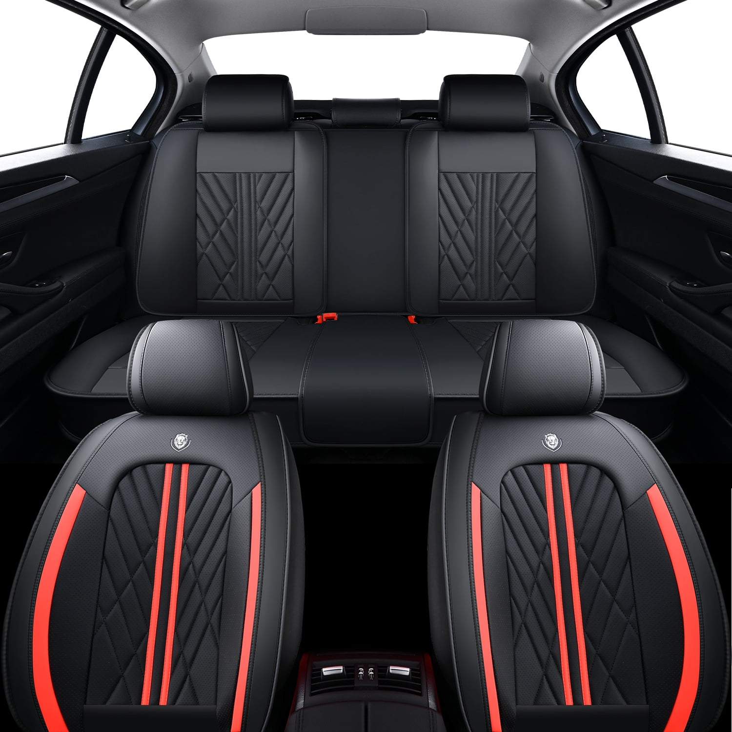 Kcdowiv 2015 for Mitsubishi Lancer Car Seat Protectors Leather ...