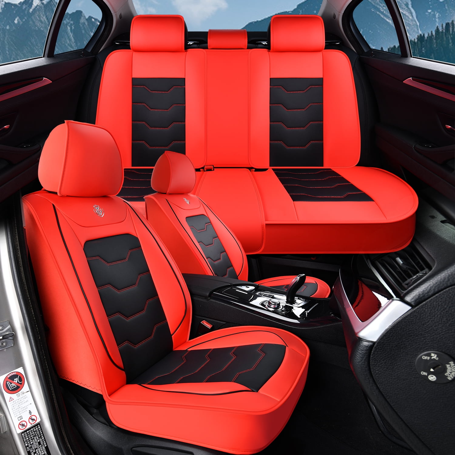 Kcdowiv Custom Fit Seat Covers 2025 for Chevrolet Trax Soft Leather ...