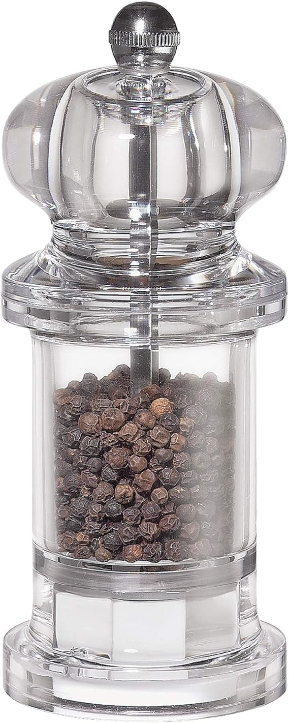 Kchenprofi Classic Mini Pepper Grinder Mill 5.5-Inch Clear Acrylic ...
