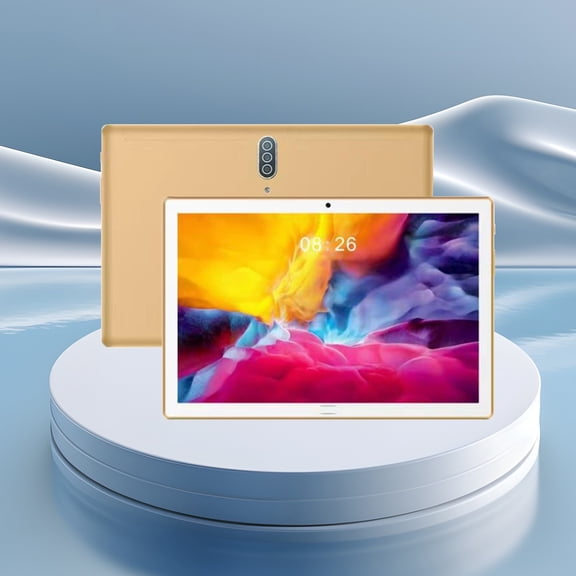 Kchsji 101 Inch Tablet, Quad-Core 16GB, Front & Rear Dual Camera, WiFi, Bluetooth, 1280x800 Resolution, Ideal for Learning, Gaming, Business, Study, Entertainment, and Office Use