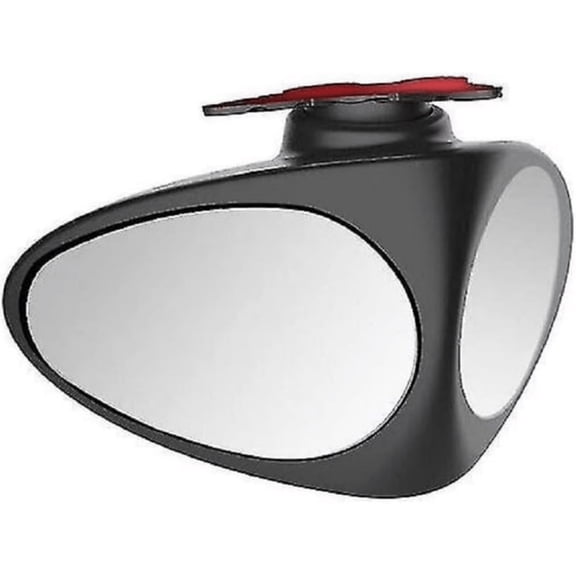 Kchsji 2-in-1 Car Blind Mirror Wide Angle Rearview Auxiliary Mirror for Lane Changing Reversing Highway Driving Tight Maneuvers Adjustable Reflection for SUVs Trucks RVs Cars Driving Safety