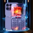 thumbnail image 1 of Kchsji 2024 Mini Flip Phone Unlocked 2G Dual SIM 177" Small Foldable Cell Phone Large Button High Volume Flashlight 1000mAh Battery for Seniors Travel Backup Emergency Elderly Friendly, 1 of 9