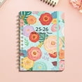 thumbnail image 1 of Kchsji 2025 Personalized Weekly Monthly Planner Flower Schedule English Diary A5 Coil Binding Notebook for Daily Planning Goal Tracking Note Taking Business Personal Organizer Large Writing Space, 1 of 9