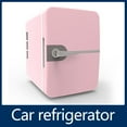thumbnail image 1 of Kchsji 6L Car Refrigerator Mini Fridge - Hot & Cold Car Refrigerator for Food, Beverages, Beauty Products, Home, Office, RV Use, Quiet, Energy Efficient, Adjustable Temperature, USB & AC Powered, 1 of 8