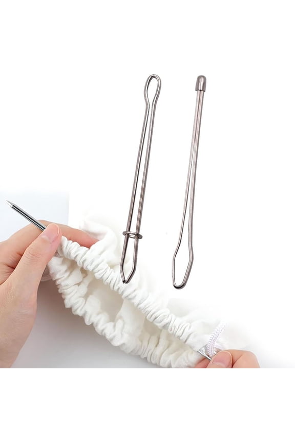 Belt Threader Sewing DIY Tool, Elastic Bands Clip Waistband Needle Guide, Easy to Use Multi-functional Threading Tool for Pants, Hoodies & Sweatpants, Perfect for Tailors & DIY Enthusiasts