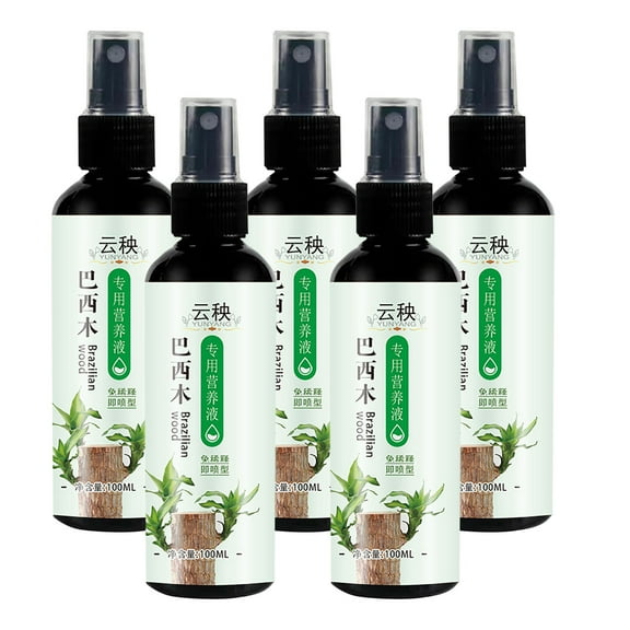 Kchsji Brazilian Wood Plant Food Liquid Fertilizer, Lucky Bamboo Dracaena Indoor Plant Nutrient Solution, Houseplant Fertilizer for Growth Health and Flowering Maintenance Care