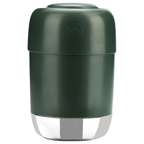 Kchsji Car Humidifier Portable Mini USB Silent Operation Quiet 35dB Cool Mist Air Purifier with LED Light Auto Shut-Off 120mL Water Tank 1.5W DC5V for Car Home Office Bedroom Travel AromatherapyGreen