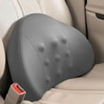 thumbnail image 1 of Kchsji Car Lumbar Seat Cushion Memory Foam Back Support Pillow Driving Waist Protection Ergonomic Massage Seat Cushion for Office Cars Trucks SUV Long Road Trips Comfort Accessories, 1 of 8