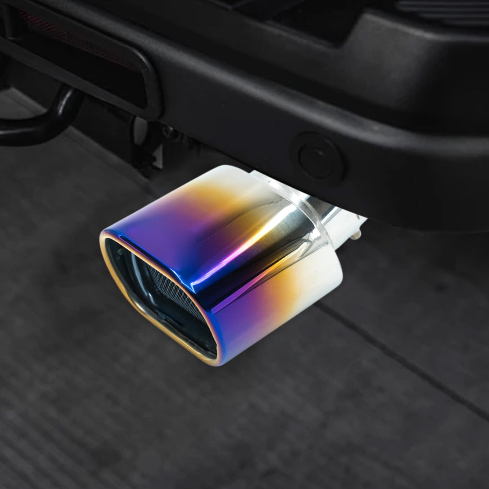 METYOUCAR Stainless Steel Car Tail Muffler Exhaust Pipe Output Cover Fit For Mercedes Benz Abceclaclsglcglegls Black - View #5