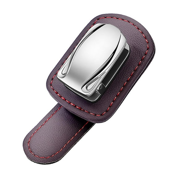 Kchsji Car Sun Visor Glasses Clip, Rhinestone Sunglasses Holder with Shockproof Sponge, Receipt Card Organizer for Front Seat, Car Interior Accessories for Women Drivers, Road Trips, Office Commute