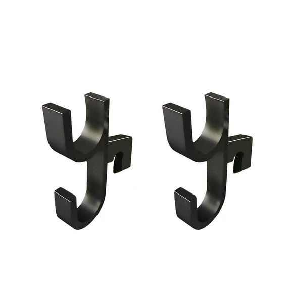 Kchsji Car Umbrella Hook Set of 2 No Drill Adhesive Holder for Front Seat Back, Secure Bottle Umbrella Storage Auto Interior Accessories, 180° Foldable Space Saving, 3M VHB Tape