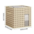 thumbnail image 1 of Kchsji Cloth Storage Box Drawer Organizer - Foldable Home Office Cabinet Storage for Clothes Toys Books Snacks, Stackable Desktop Storage Box for Bedroom Living Room Study Room Use, 1 of 6