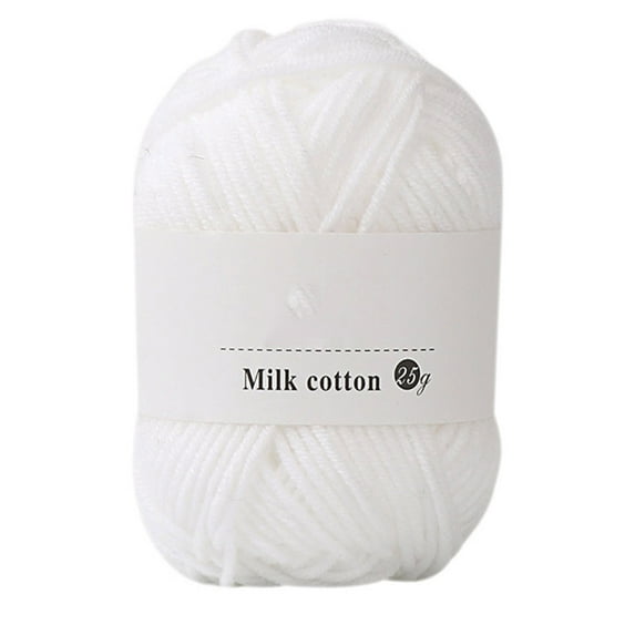 Kchsji Colorful Hand Knitting Cotton Wool Yarn 25g Skeins Soft Acrylic Crochet Yarn for DIY Crafts Crochet Sweaters Scarves Hats Bags Blankets Home Workshop Use for Knitting Crafters