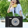 thumbnail image 1 of Kchsji Digital Camera 720p HD 8x Digital Zoom 27MP Compact Photography Camera Night Vision Continuous Shooting Built-in Microphone for Students Travel Outdoor Home Recording, 1 of 7