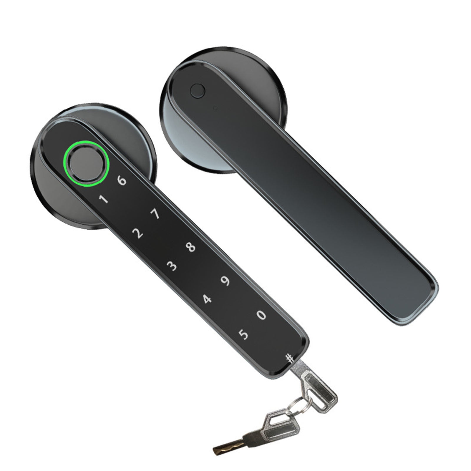 Photo inspiration: Visual Reference: Kchsji Fingerprint Door Lock Keyless Entry Wooden Door Lock With