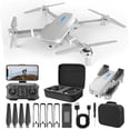 thumbnail image 1 of Kchsji Foldable 1080P FPV RC Drone With Wi‑Fi Camera, Altitude Hold, Headless Mode, Trajectory Flight, 3‑Speed, LED Lighting, 12‑Minute Flight, Remote Control, Spare Blades, Compact Travel, 1 of 9