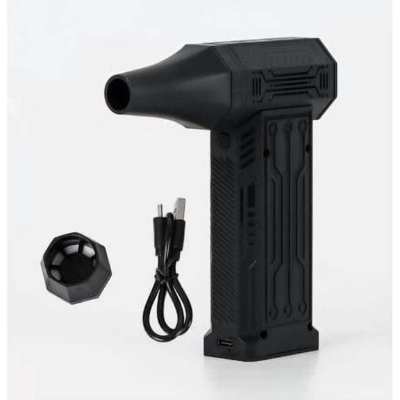 Kchsji High-Speed Handheld Turbofan Blower for Car Washing Cleaning Snow Removal Drying Leaves Outdoor Camping Winter Vehicle Care Efficient Powerful Brushless Motor Portable Tool