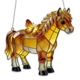 thumbnail image 1 of Kchsji Horse 2D Acrylic Suncatcher Window Decor With Chain, Stained Glass Style Sun Catcher For Indoor Or Outdoor, Light Filtering, Garden Patio Or Nursery Accent, Gift For Horse Lovers, 1 of 4