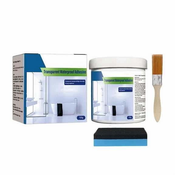 Kchsji Household Sealant Glue Toilet Kitchen External Wall Plugging Patching Brick Smashing Repair Paint 100ML High Strength Waterproof Flexible Crack Repair Sealing Paste Durable Fast Dry