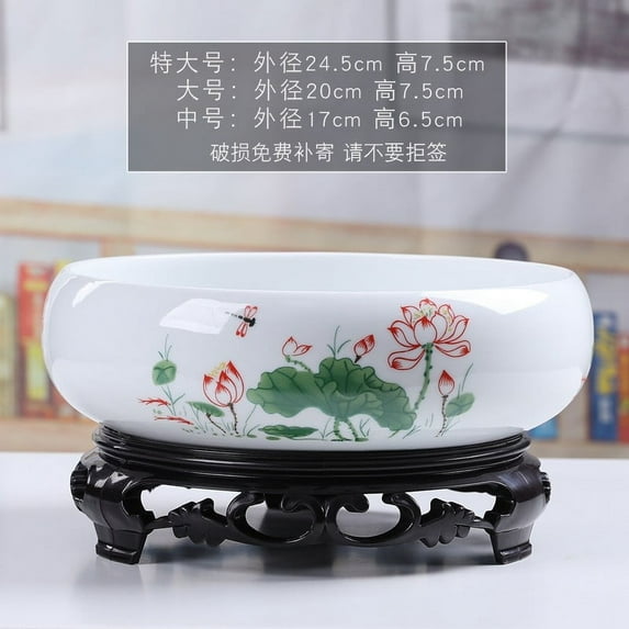 Kchsji Hydroponic Flower Bowl Planter With Stand Indoor Water Plant Bowl Bonsai Container Elegant Display, Home Decorations for Office Table Balcony Garden Indoor Outdoor Plant Setup