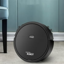 Kchsji Intelligent Robot Vacuum and Mop Combo, 2-in-1 Auto Side Brushes Floor Cleaner, Low Noise 60dB, Powerful Suction for Pet Hair Hard Floors Carpets, 100㎡ Coverage, Auto 60min Battery Life A