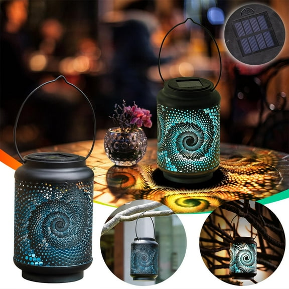 Kchsji Iron Snail Shape Solar Charging Outdoor Projection Lamps - Safe and Energy-Saving, Easy Installation, Long-Lasting LED Lights, Perfect for Garden, Backyard, or Patio Lighting and Decorations