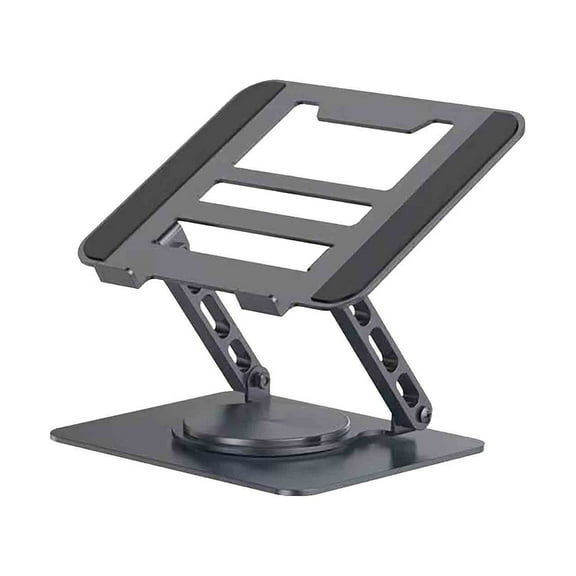 Kchsji Laptop Stand Adjustable Rotating Notebook Stand Cooling Vent Desktop Riser, Ergonomic Height Angle Support Heat Dissipation Desk Organizer for Office Home Remote Work Gaming