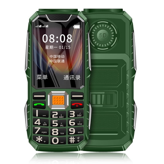 Kchsji Long Standby Senior Cell Phone, Large Screen, Voice Control, Waterproof, Easy for Elderly to Operate, Long Battery Life, Emergency Call Feature, Perfect for Everyday Use