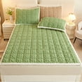 thumbnail image 1 of Kchsji Mattress Pad 70.9x78 Inch Thickened Warm Mattress Topper Quilted Sleep Layer Anti Slip Coverage, Winter Bedding Decorations Comfort Decors, for Bedroom Apartment Master Bed Cold Season, 1 of 7