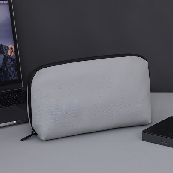 Kchsji Membrane Digital Storage Bag for Data Cables, Headphones, Portable Hard Drive, Power Bank, Multi Compartment Organizer, Waterproof, Compact, Travel-Friendly, Great for Gadgets Protection