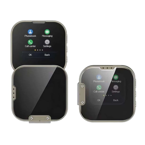 Kchsji Mini Flip Mobile Phone, 2G Network, Compact 169” Screen, Dual SIM Standby, LED Flashlight, Media Player, Lightweight Design, Perfect for Travel, Basic Communication, and Casual Use