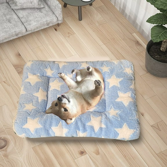 Kchsji Orthopedic Pet Bed Foam Crate Mattress Non Skid Bottom Comfy Sleeping Pad for Dogs Cats Kennel Floor Sofa Support Relaxation Napping Elderly Pets Home Use Puppies Dogs