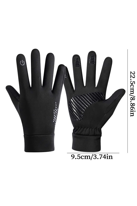 Outdoor Cycling Gloves for Men Women Touchscreen Warm Waterproof Winter Driving Skiing Hiking Biking Sports Performance Cold Weather Protection Comfortable Fit