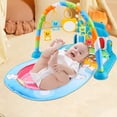 thumbnail image 1 of Kchsji Play Mat Piano Activity Gym with 5 Linkable Toys, Soft Comfortable Baby Floor Mat for Tummy Time Sitting Lying Down Interactive Learning Music Stimulation for Infants Toddlers, 1 of 5