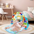 thumbnail image 1 of Kchsji Play Mat Piano Activity Gym with 5 Linkable Toys, Soft Comfortable Baby Floor Mat for Tummy Time Sitting Lying Down Interactive Learning Music Stimulation for Infants Toddlers, 1 of 4