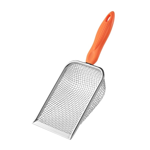 Kchsji Portable Garden Sieve With Stainless Steel Handle - Garden Planting, Compost & Sand Screening Tool, Ergonomic Non-Slip Handle, Durable Steel Material For Gardeners, Outdoor Use