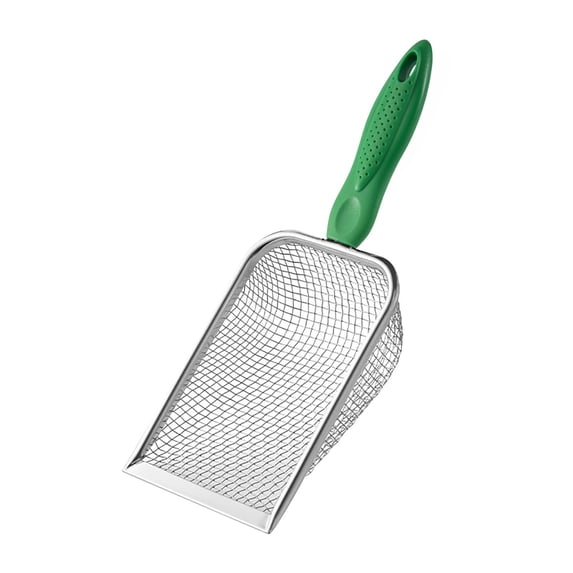 Kchsji Portable Garden Sieve With Stainless Steel Handle - Garden Planting, Compost & Sand Screening Tool, Ergonomic Non-Slip Handle, Durable Steel Material For Gardeners, Outdoor Use