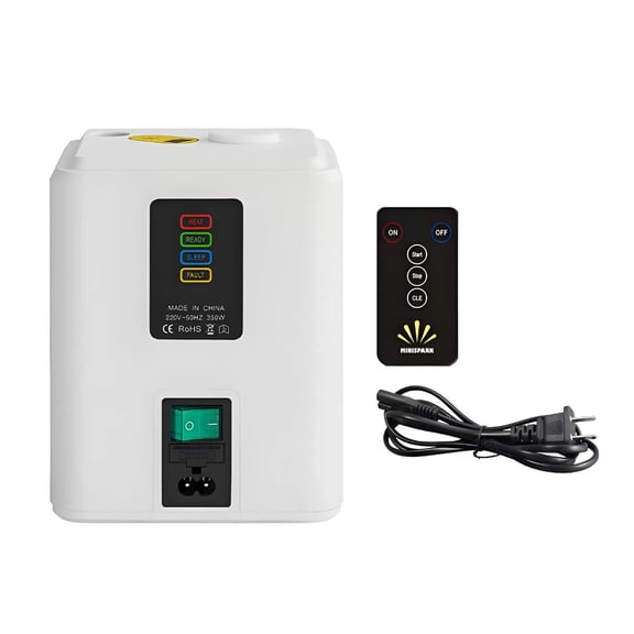 Kchsji Portable Mini Stage Light With Remote Control, Rapid Hot-Start Effect Machine For Weddings Parties DJ Events, Compact High-Output Fog Or Powder Display Device For Small Indoor Outdoor Venues