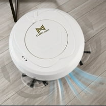 Kchsji Robot Vacuum and Mop, 2-in-1, 90 Min Runtime, 65mm Thin, Smart Navigation, Ideal for Pet Hair, Hard Floor & Carpet, Low Noise, Self-Charging, Auto Cleaning, Wet & Dry Sweeping