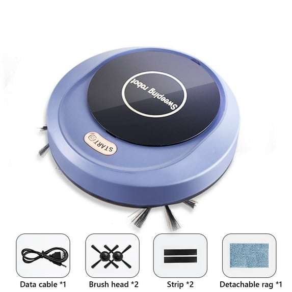 Kchsji Robot Vacuum and Mop Combo, 2 in 1 Robot Vacuum Cleaner with 1500Pa Suction, 60 Minutes Runtime, Smart Navigation, Self-Charging, Quiet, Slim Design, Ideal for Pet Hair, Hard Floor & Carpet