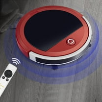 Kchsji Robot Vacuum and Mop Combo, 2-in-1 Quiet Operation Smart Obstacle Avoidance Slim Design, Multi-Surface Cleaning for Pet Hair Hardwood Floors, 31.5CM, Remote Battery Cloth Included