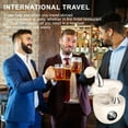 thumbnail image 1 of Kchsji Smart Language Translation Earbuds, Real-Time Translation Headphones, Supports 144 Languages, Active Noise Reduction, Bluetooth Connectivity for Travel, Business, Conversations, 1 of 5