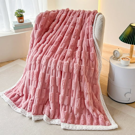 Kchsji Soft Throw Blanket 39.4" x 59" Lightweight Warm Checkered Blanket for Couch Sofa Bed Summer Winter All Season Use Women Bedroom Living Room Travel Nap Picnic Cozy Comfort Gift