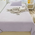 thumbnail image 1 of Kchsji Soft Velvet Flannel Sheet Set, Cozy Warm Non Pilling Crystal Fleece Bedding for Comfortable Sleep, Anti Static Plush Sheets for Chilly Nights, for Bedroom Guest Room RV Travel Home Use, 1 of 6