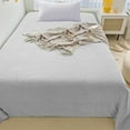 thumbnail image 1 of Kchsji Soft Velvet Flannel Sheet Set, Cozy Warm Non Pilling Crystal Fleece Bedding for Comfortable Sleep, Anti Static Plush Sheets for Chilly Nights, for Bedroom Guest Room RV Travel Home Use, 1 of 6