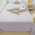 thumbnail image 1 of Kchsji Soft Velvet Flannel Sheet Set Warm Anti-Static Non-Pilling Fuzzy Blanket Bedding for Bedroom Guest Room Vacation Home Comfort Nap Lounging Sleep Holiday Christmas Gift Use, 1 of 6