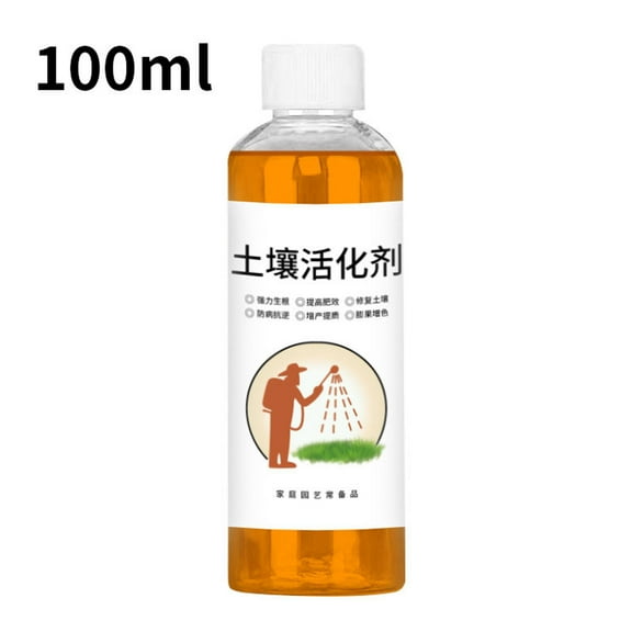Kchsji Soil Activator Liquid - Boosts Plant Growth, Improves Root Development, Enhances Photosynthesis for Healthier Plants, Perfect for Gardeners, Flower Beds, Home Plant Enthusiasts